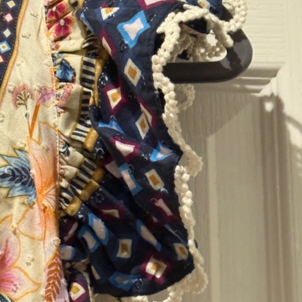 NWT Farm Rio | Cream Superbloom Tapestry Maxi Dress | Floral | Size: XS - Picture 12 of 16